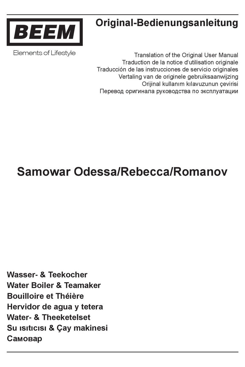 Beem Odessa Original user manual