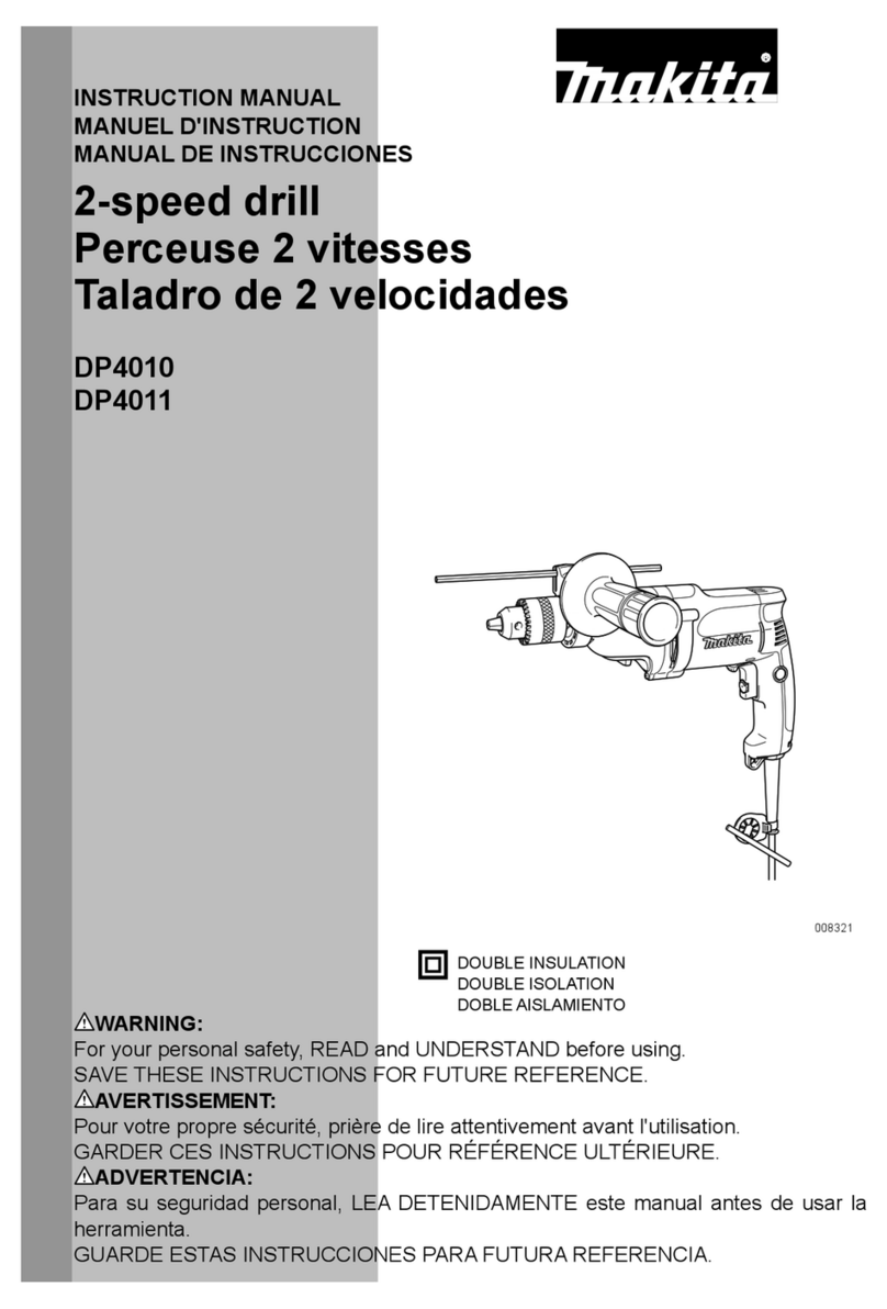 Makita DP4010 User manual