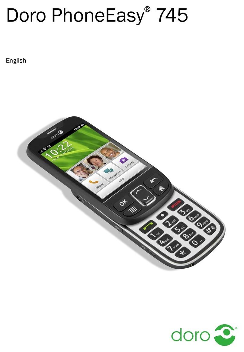 Doro phoneeasy 745 User manual Doro phoneeasy 745 User manual