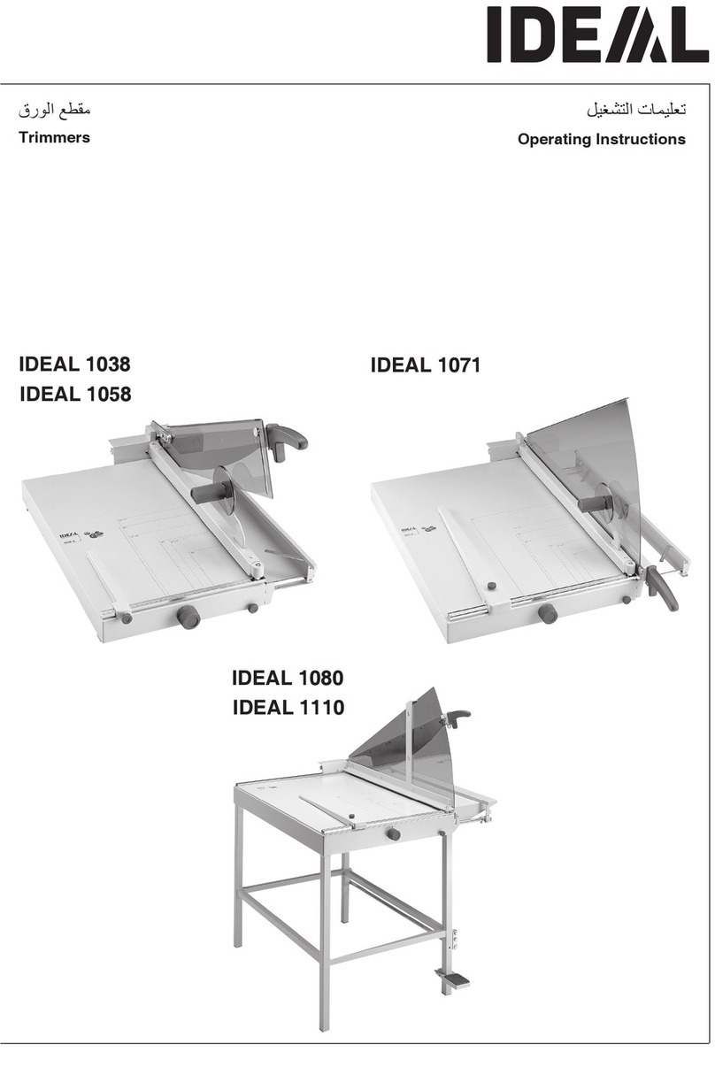 IDEAL 1038 User manual