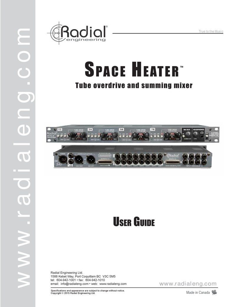 Radial Engineering space heater User manual