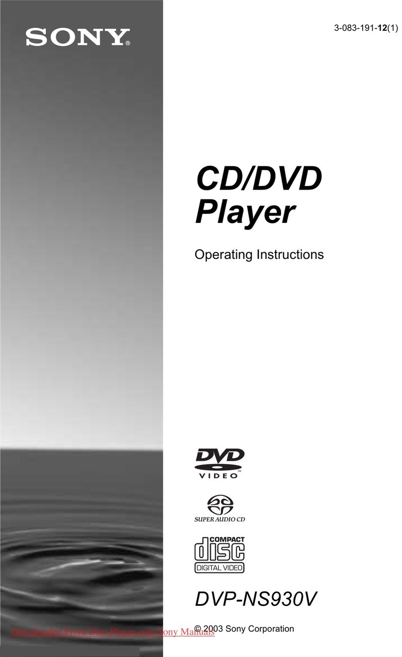 Sony DVP-NS930V operating instructions