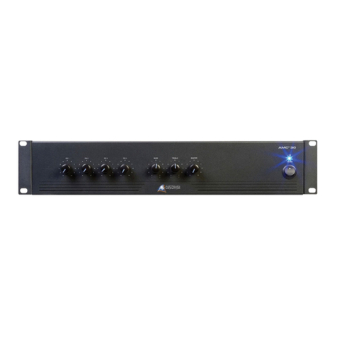 AUSTRALIAN MONITOR AMIS AMC30 Installation and operation manual