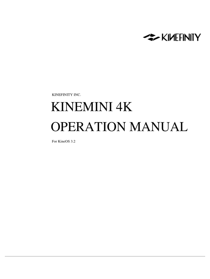 Kinefinity KINEMINI 4K Operation manual