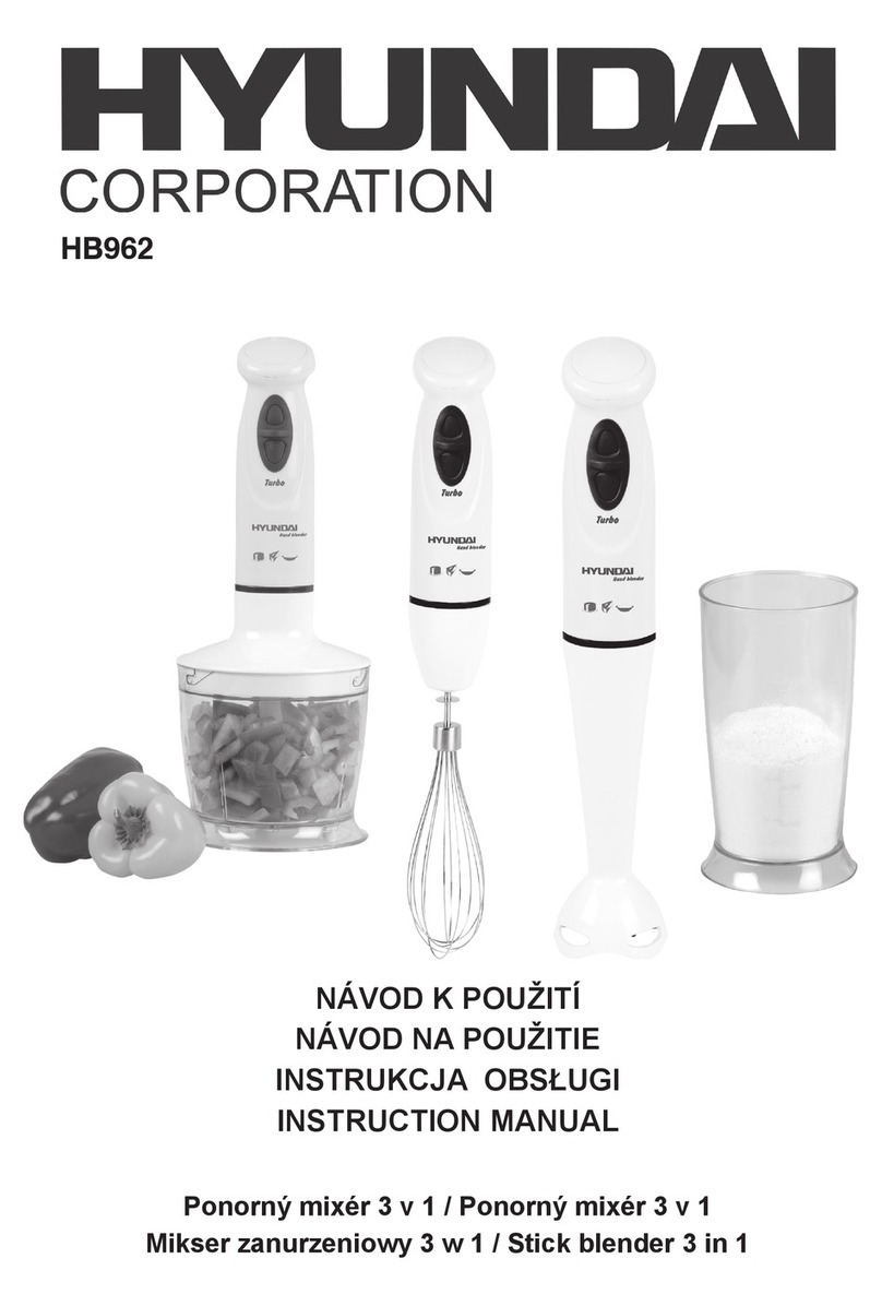 Hyundai HB962 instruction manual