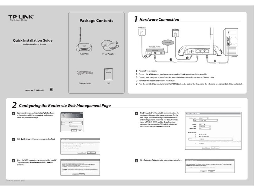 TP-Link TL-WR720N User manual
