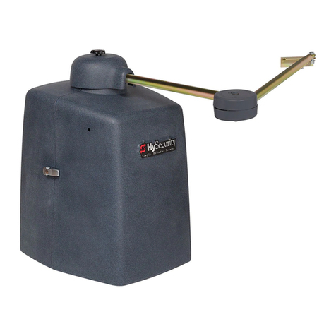 HySecurity SwingSmart DC 20 Installation and maintenance manual