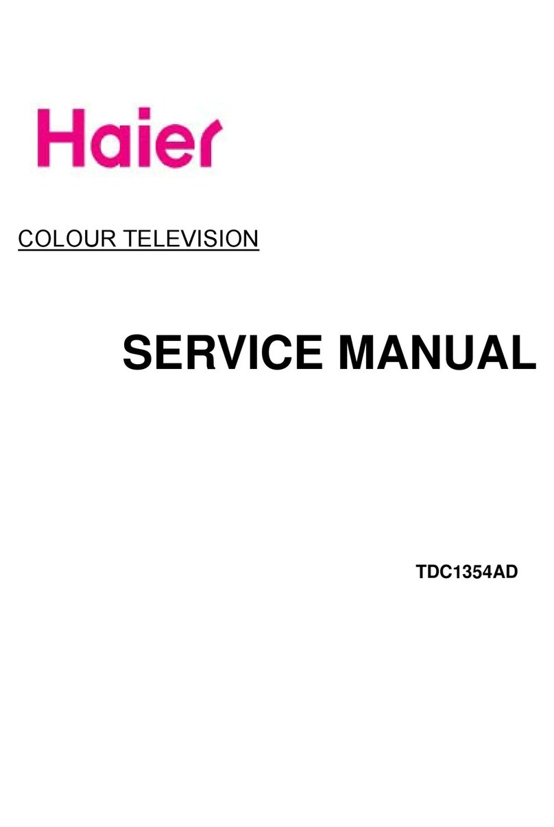 Haier TDC1354AD User manual Haier TDC1354AD User manual