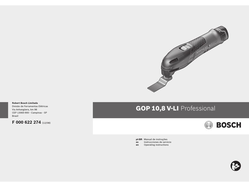 Bosch GOP 10 operating instructions