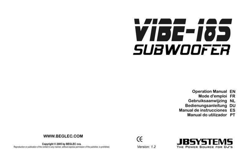 BEGLEC VIBE-18S Operation manual