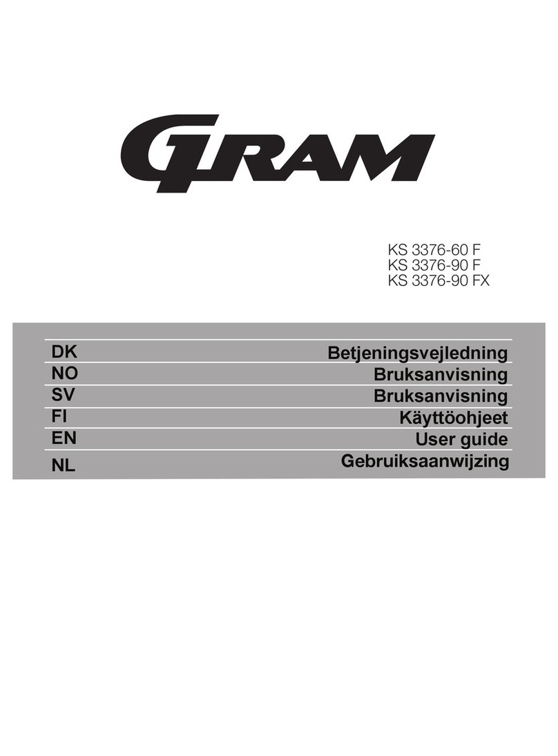 Gram KS 3376-60 F user guide
