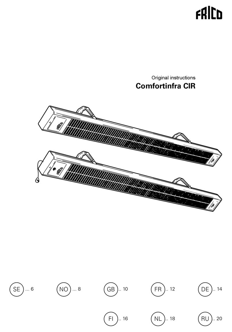 Frico CIR105 User manual