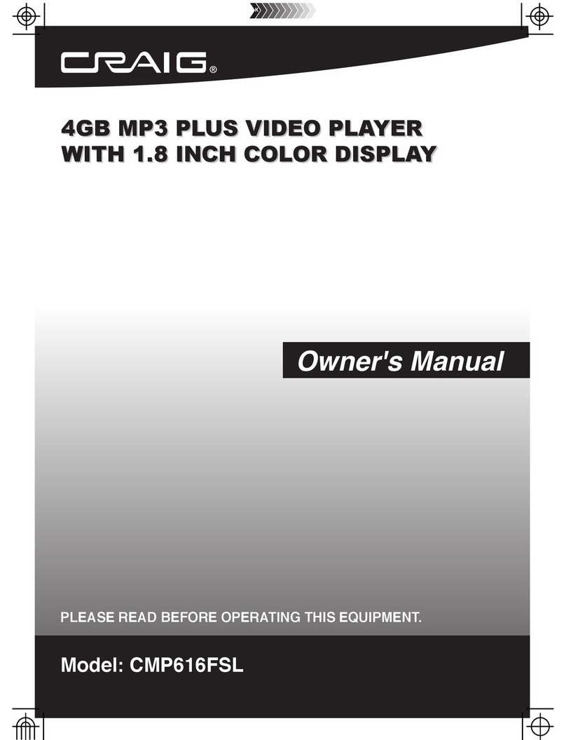 Craig CMP616FSL User manual