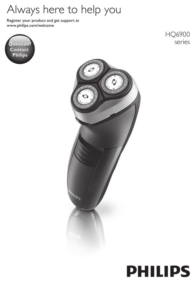 Philips HQ6900 series User m User manual