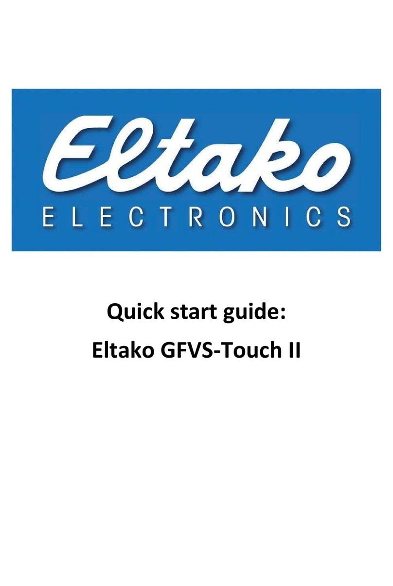 Eltako GFVS-touch II quick start guide