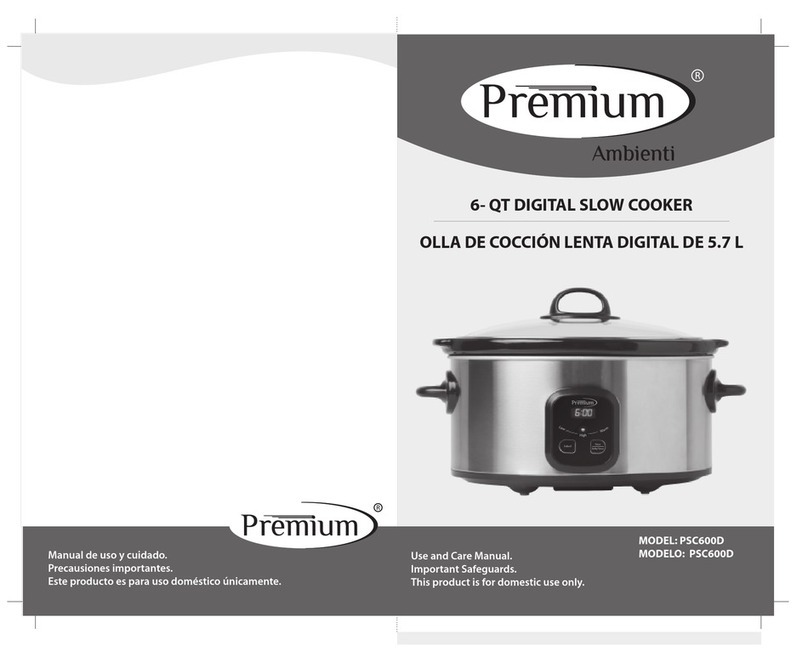Premium PSC600D User manual