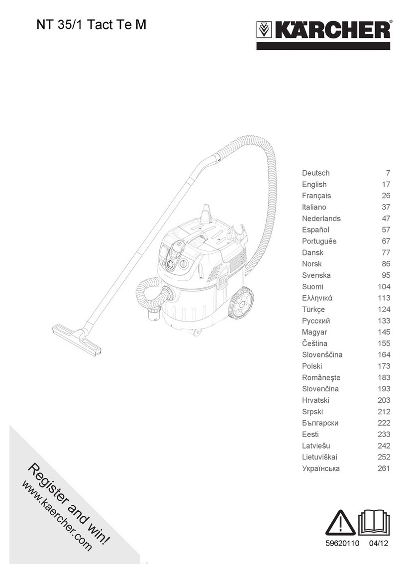 Kärcher NT 35/1 Tact Te User manual