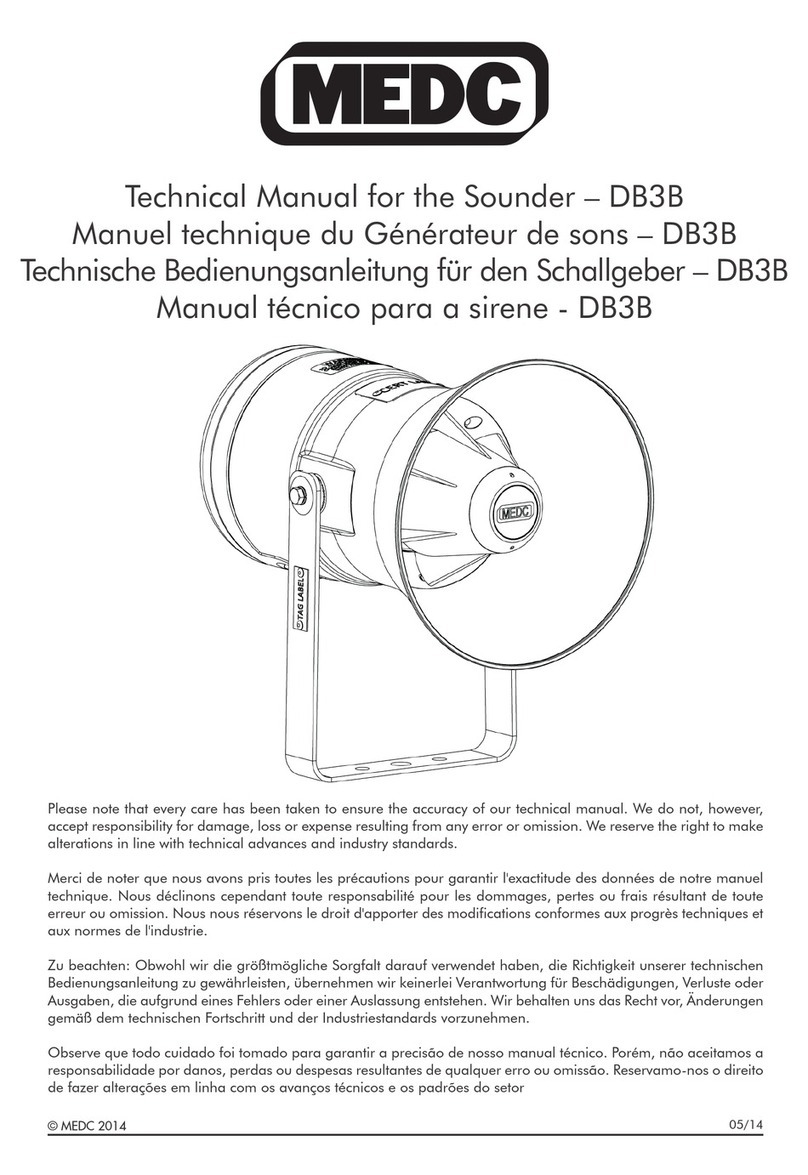 MEDC DB3B User manual