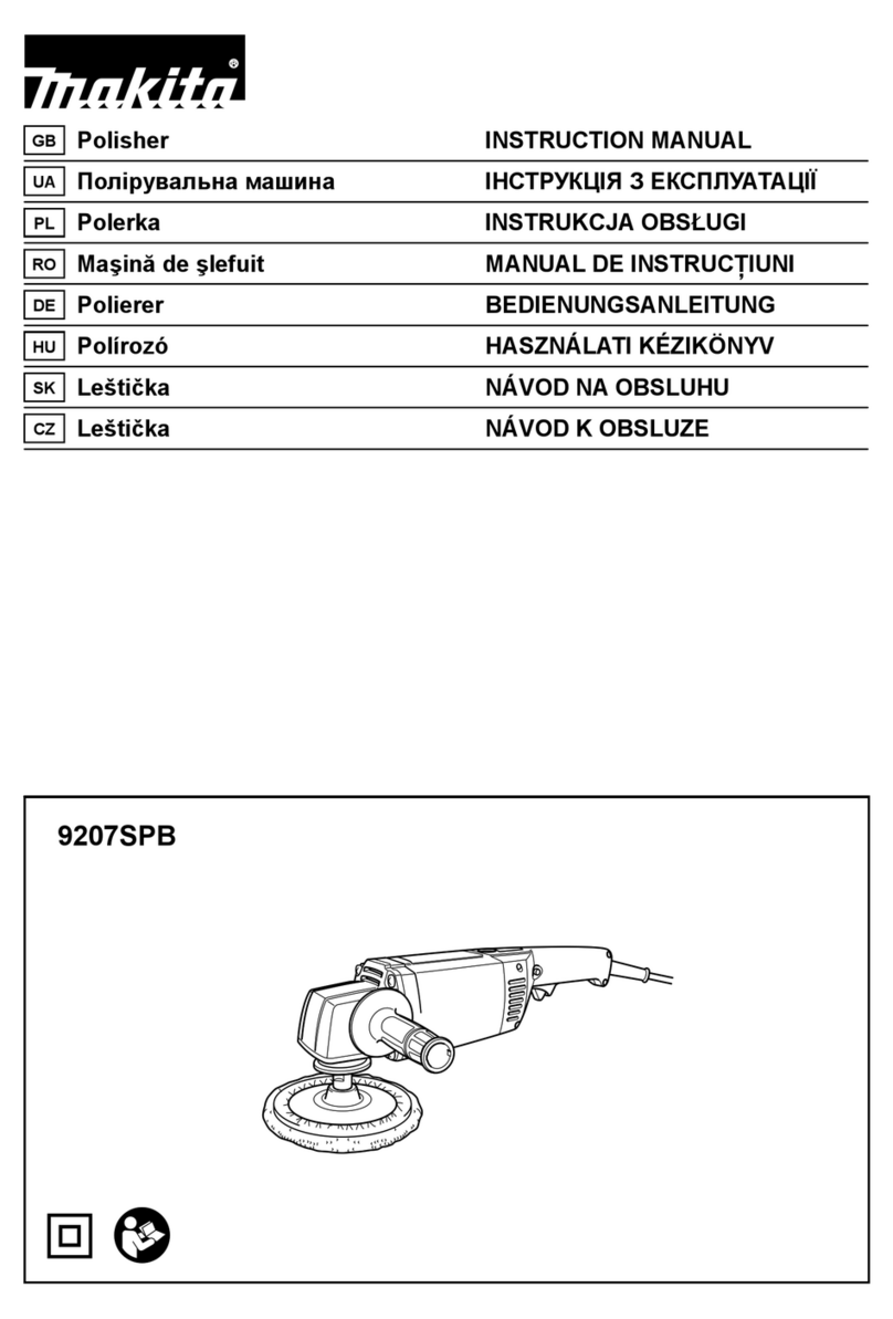 Makita 9207SPB User manual Makita 9207SPB User manual