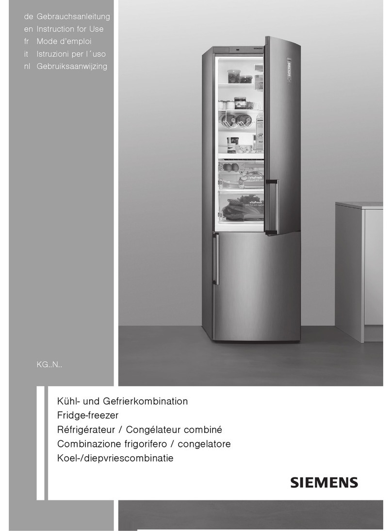 Siemens KG series N User manual