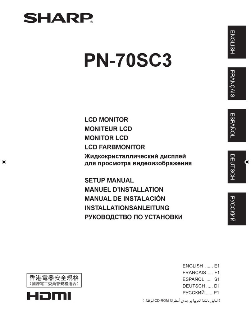 Sharp PN-70SC3 User guide