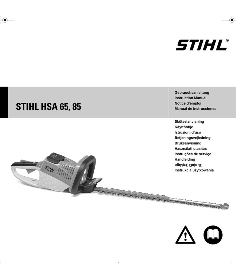 Stihl HSA 65 User manual