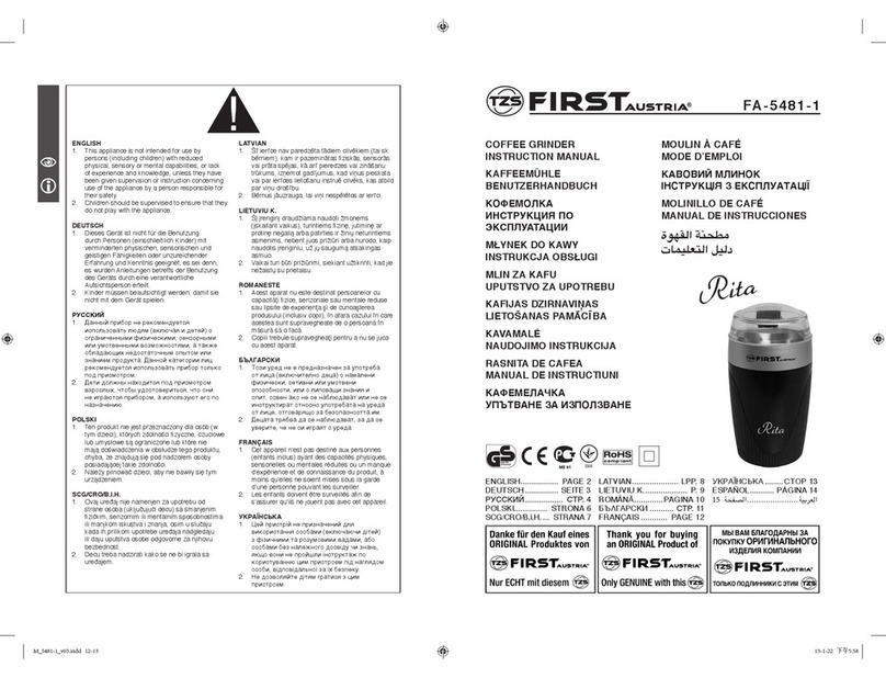 First FA-5481-1 instruction manual
