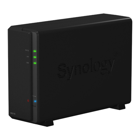 Synology DS115 Quick installation guide