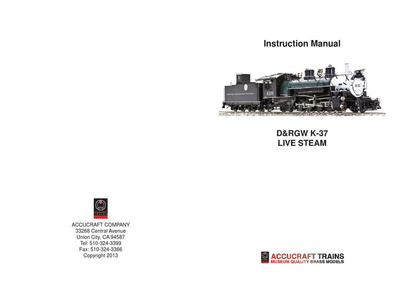 Accucraft D&RGW K-37 instruction manual