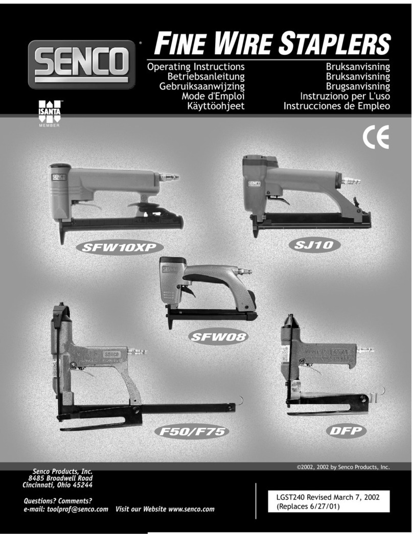 Senco Sencomatic SFW10XP User manual