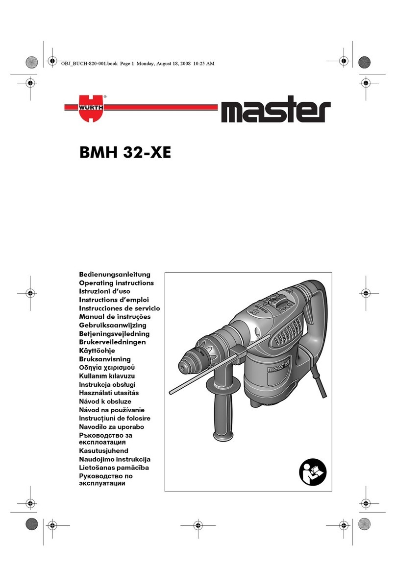 Master BMH 32-XE operating instructions