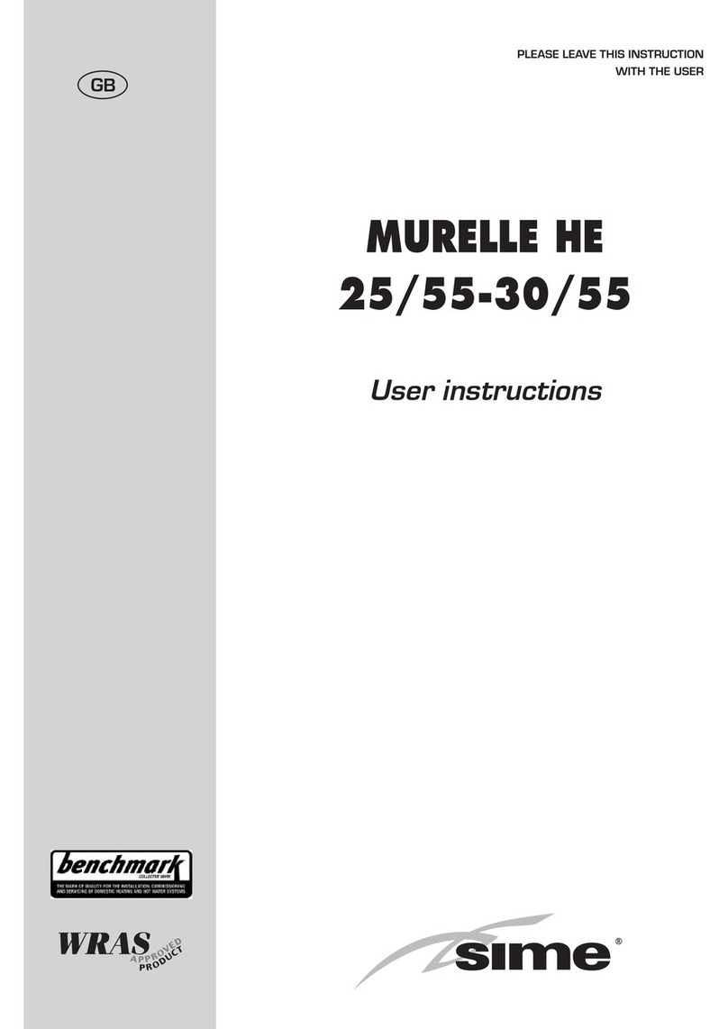 Sime MURELLE HE 25 User instructions