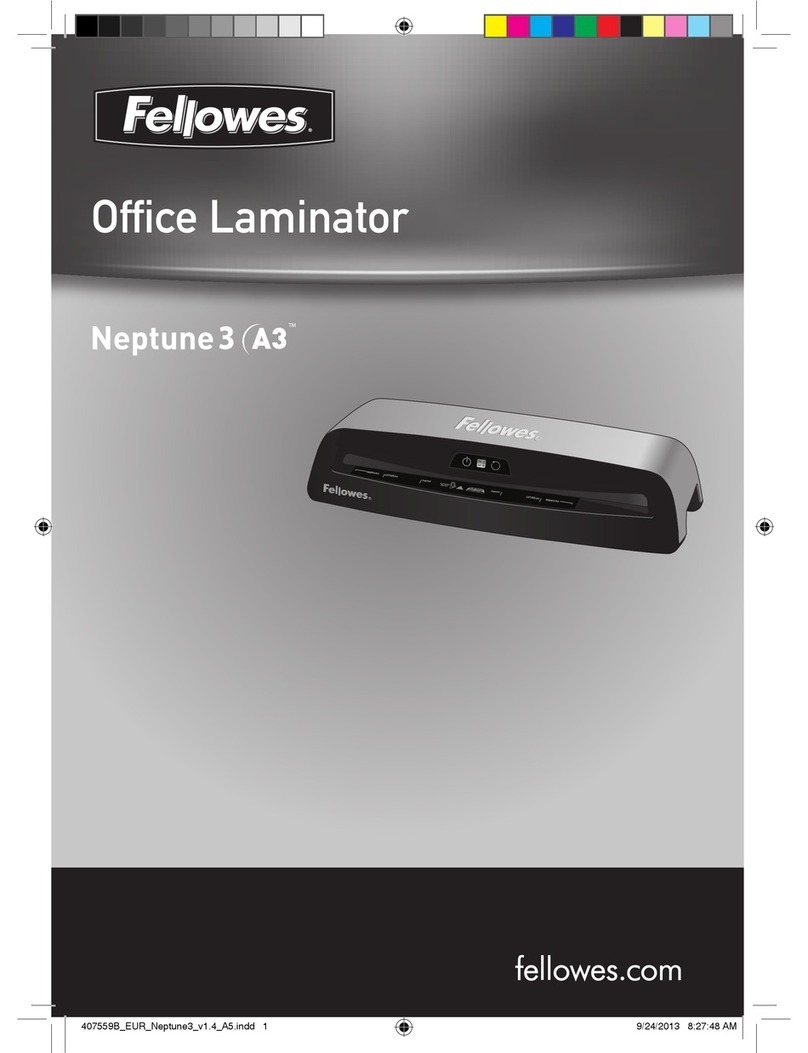 Fellowes Neptune 3 a3 instructions