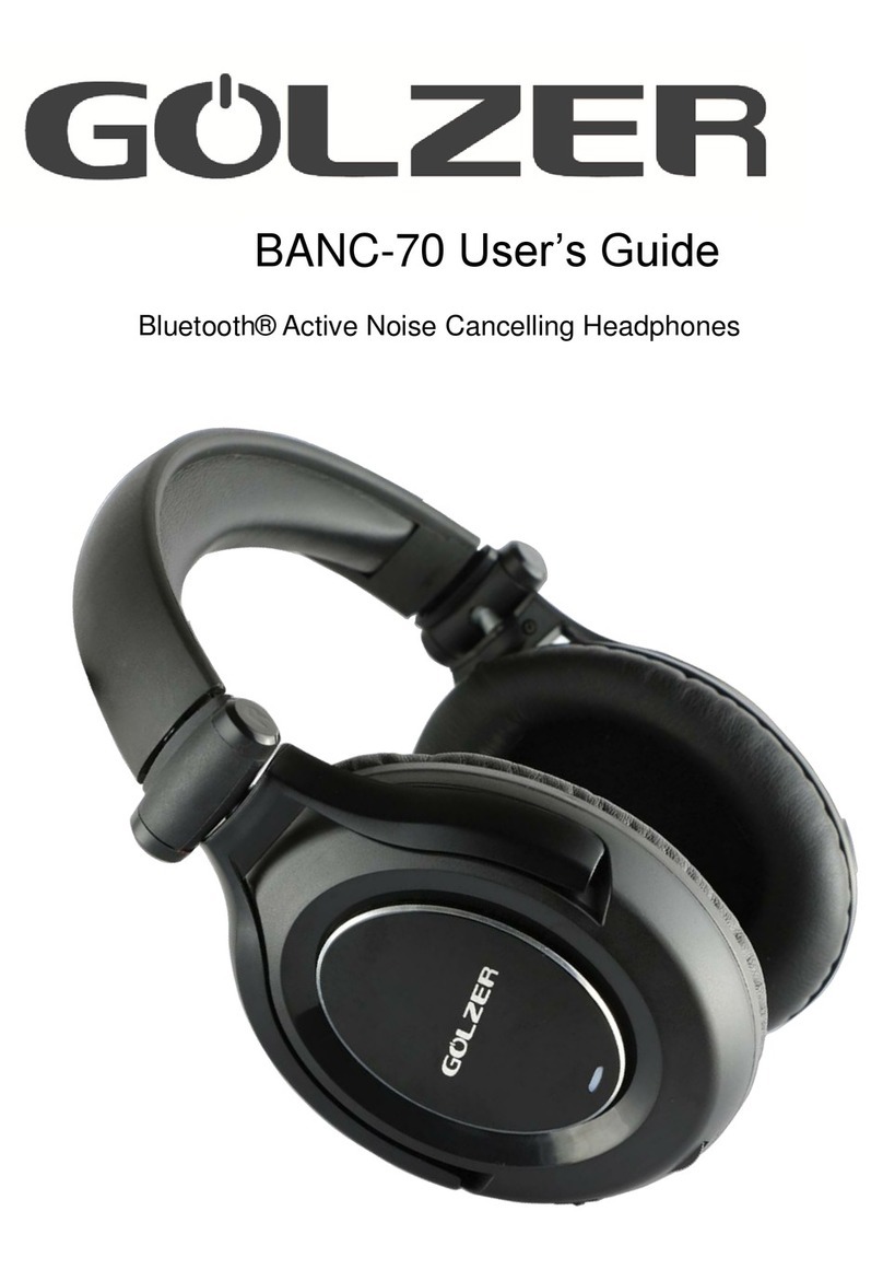 Golzer BANC-70 user guide
