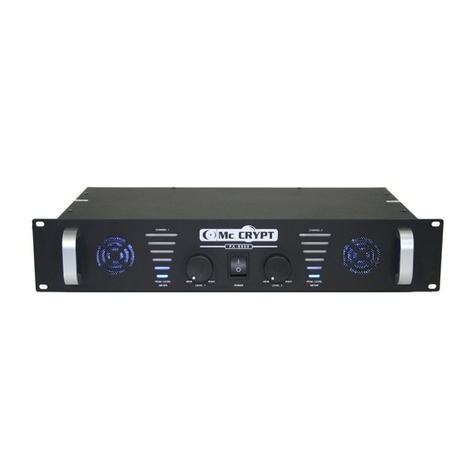 MC Crypt PA-5000 MK II operating instructions