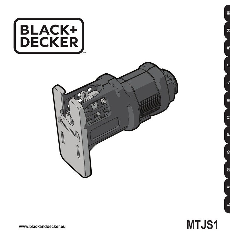 Black & Decker MTJS1 User manual