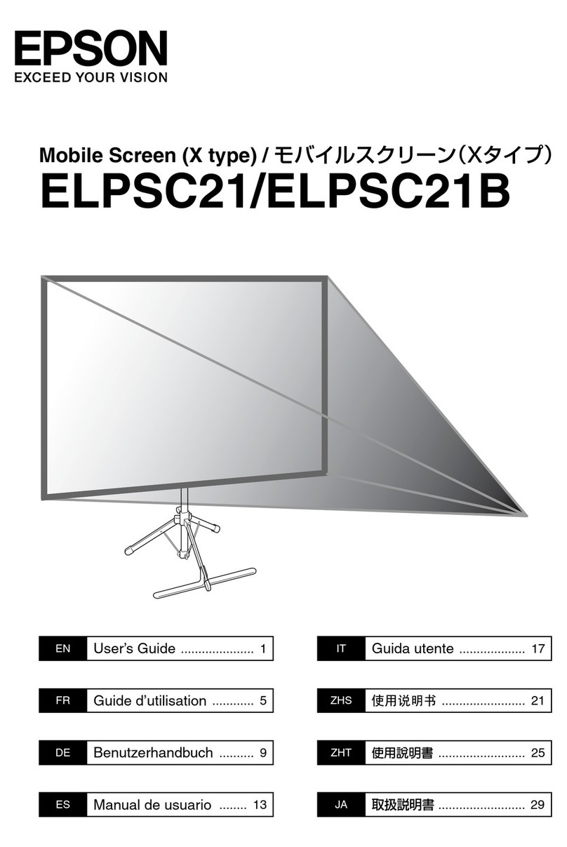 Epson ELPSC21 User manual