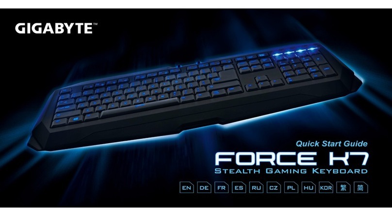 Gigabyte Force K7 quick start guide