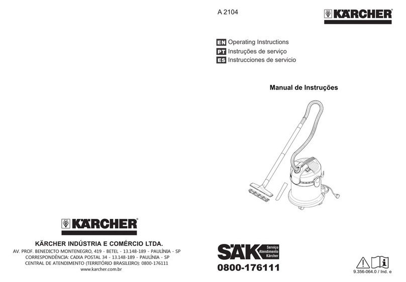 Kärcher A 2104 User manual