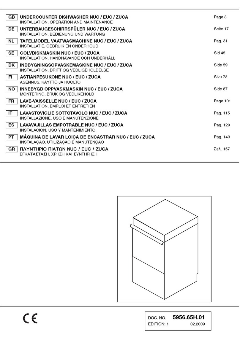 Zanussi NUC Installation and operating instructions