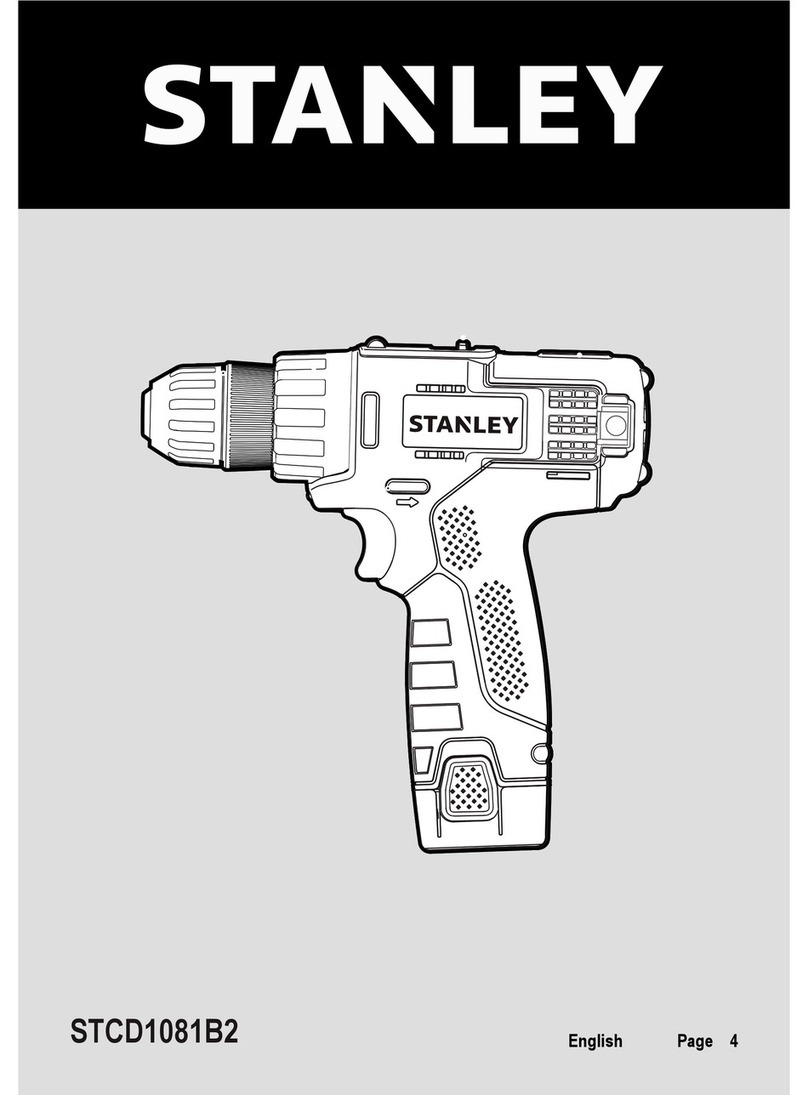 Stanley STCD1081B2 User manual