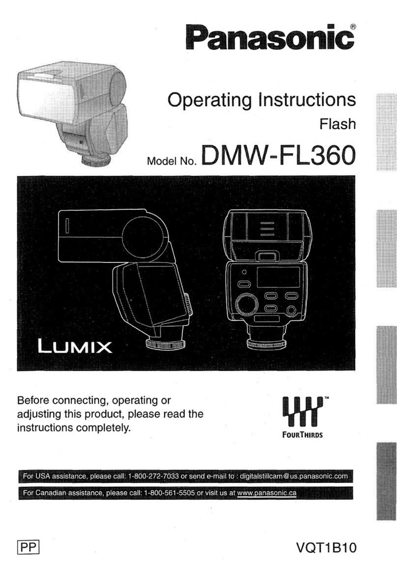 Panasonic FL360 - DMW - Hot-shoe clip-on Flash User manual Panasonic FL360 - DMW - Hot-shoe clip-on Flash User manual