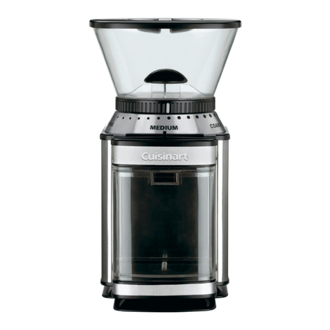 Cuisinart DBM-8KR User manual Cuisinart DBM-8KR User manual
