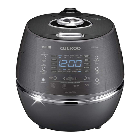 Cuckoo CRP-DH06 Fuzzy Series User manual