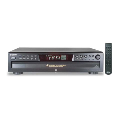 Sony CDP-CE275 - Carousel Cd Player 5 Discs User manual