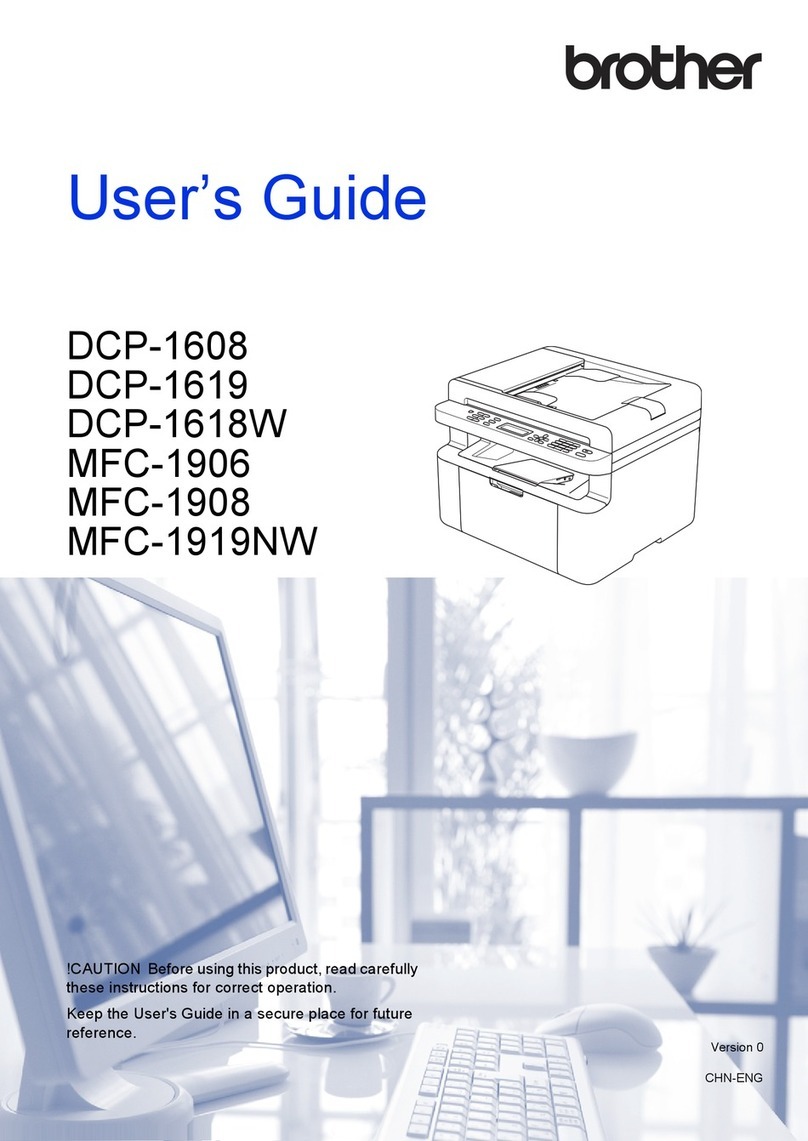 Brother DCP-1608 User manual