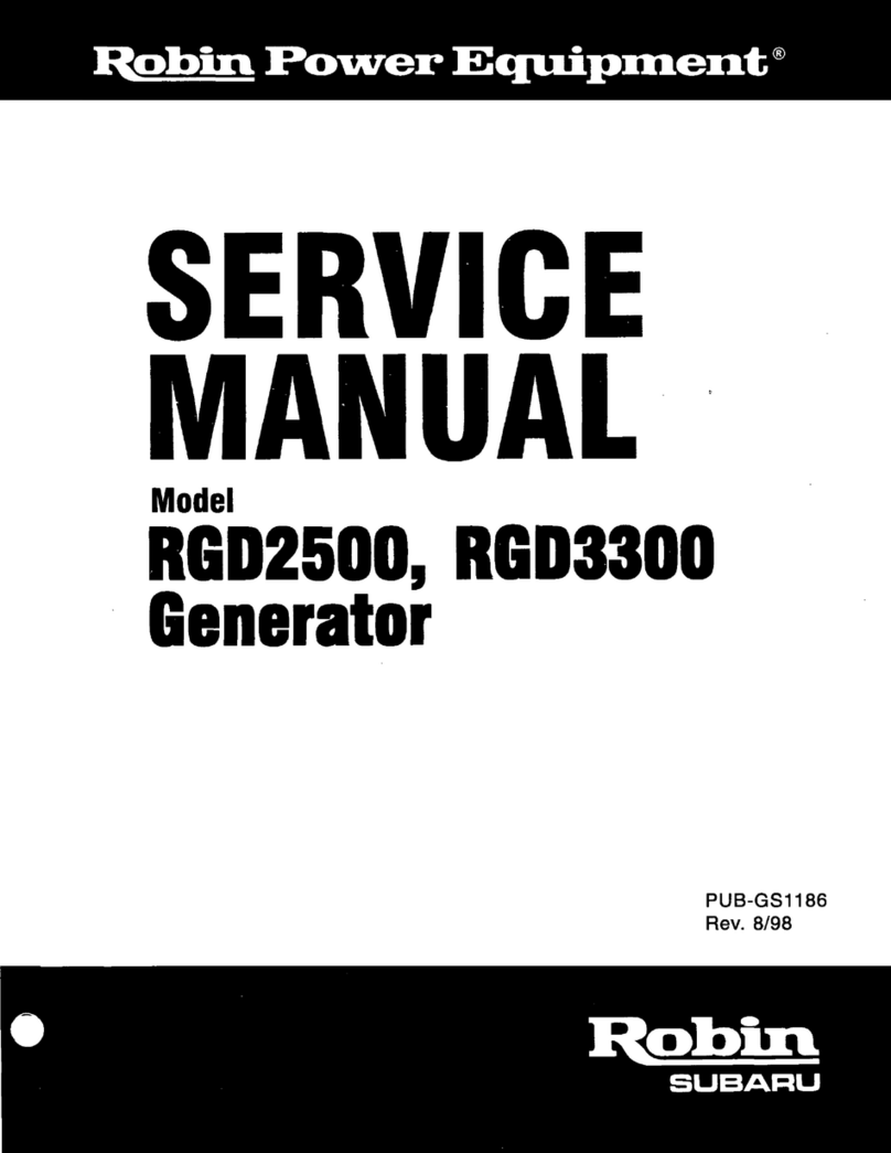 Robin RGD2500 User manual