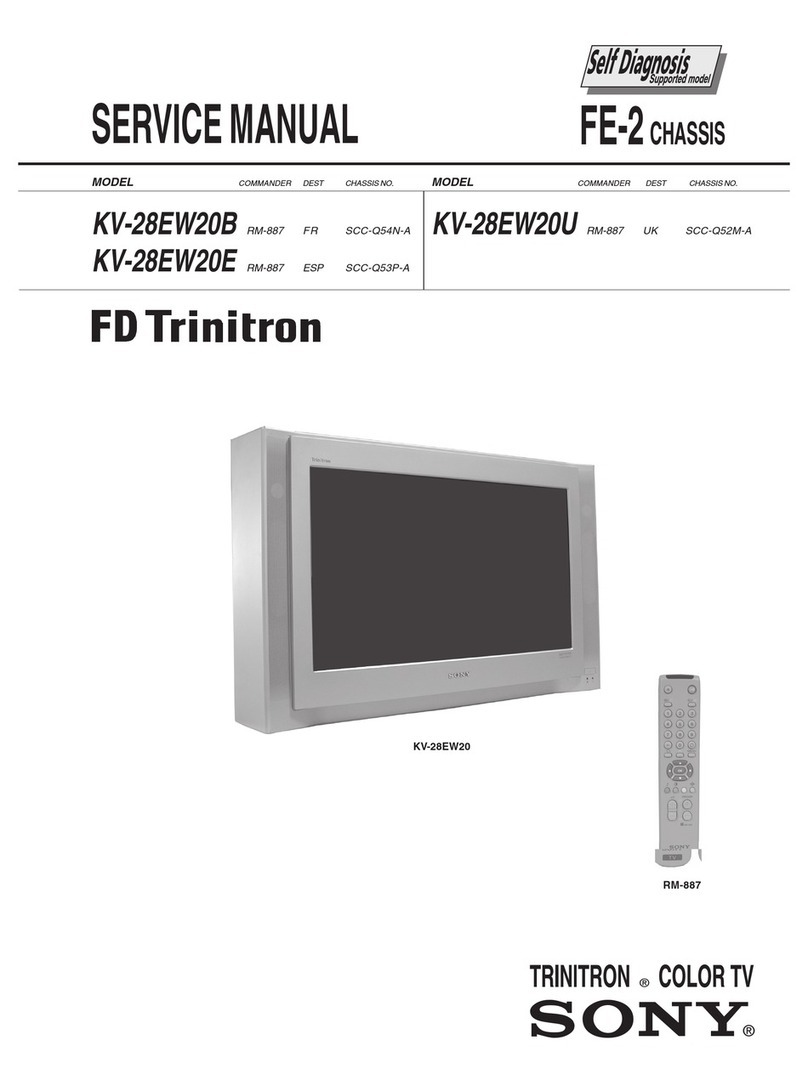 Sony KV-28EW20B Service manual
