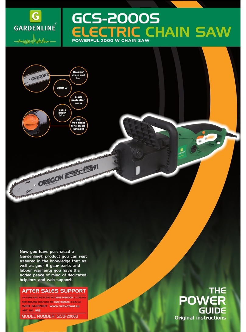 Gardenline GCS-2000S Power guide