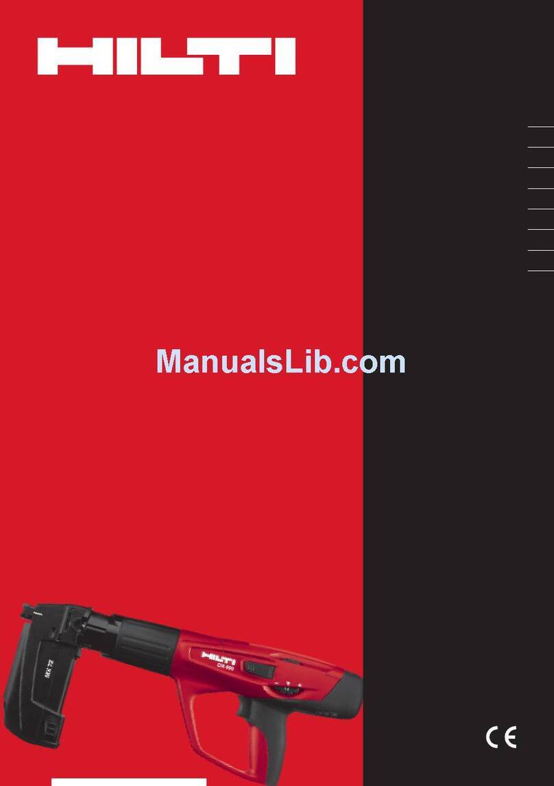 Hilti DX460 User manual